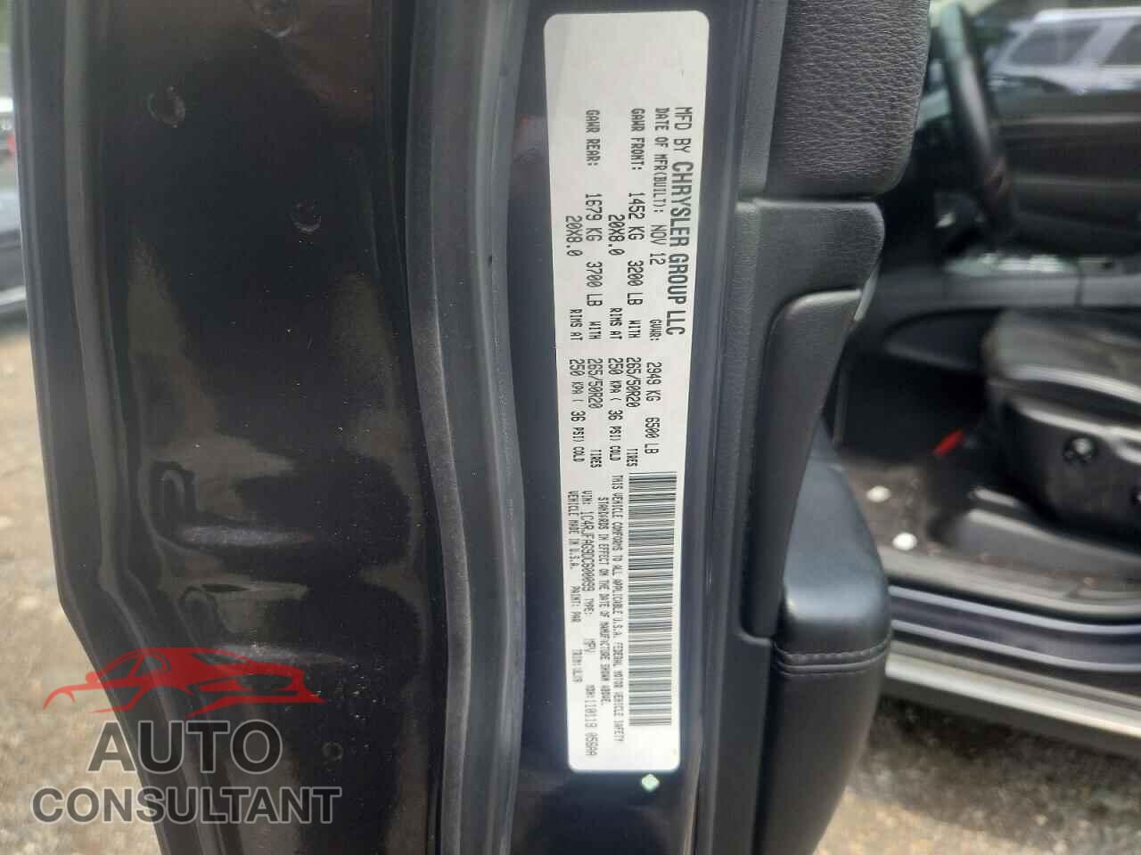 JEEP CHEROKEE 2013 - 1C4RJFAG9DC600099