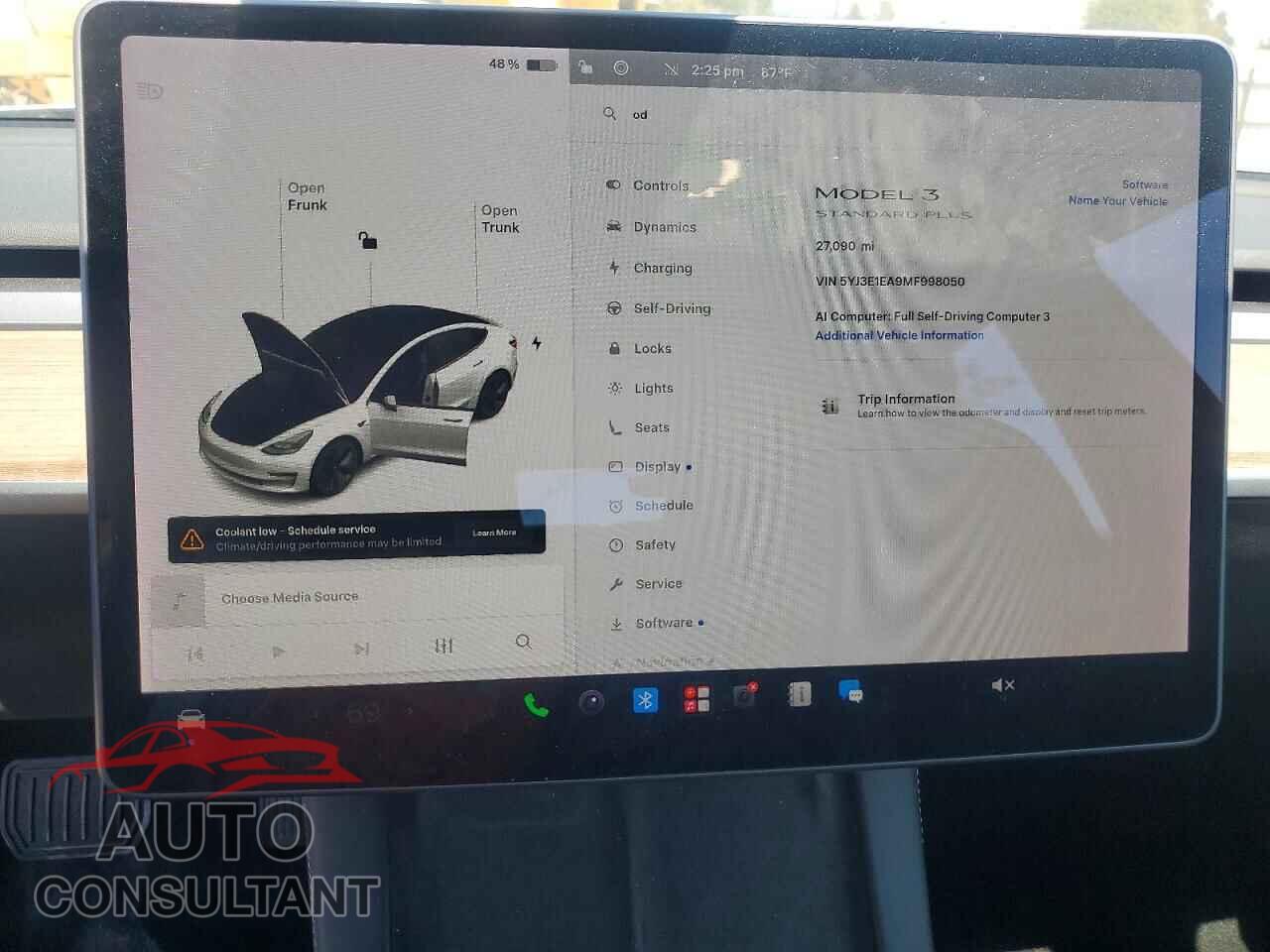 TESLA MODEL 3 2021 - 5YJ3E1EA9MF998050