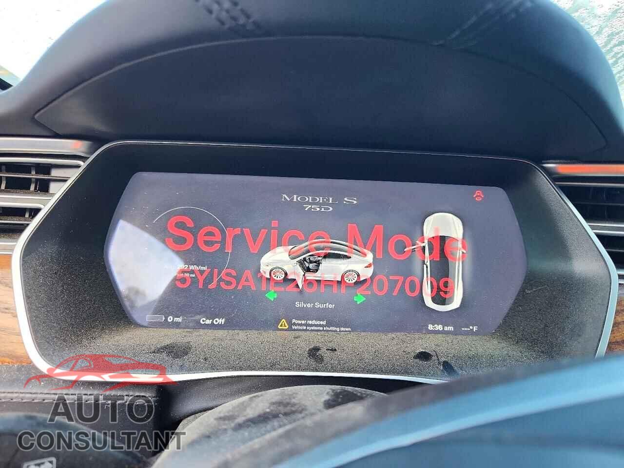TESLA MODEL S 2017 - 5YJSA1E26HF207009