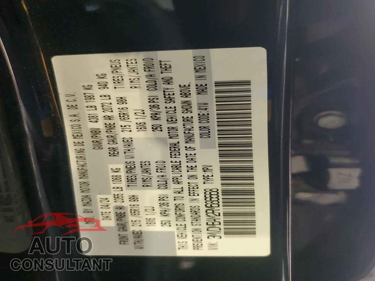 MAZDA CX30 2024 - 3MVDMBAM2RM686568