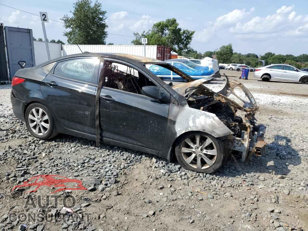 HYUNDAI ACCENT 2012 - KMHCU4AE6CU179799