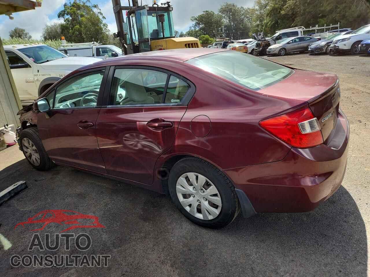 HONDA CIVIC 2012 - 2HGFB2F52CH600667