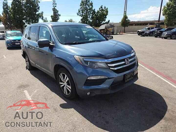 HONDA PILOT 2017 - 5FNYF5H34HB032735