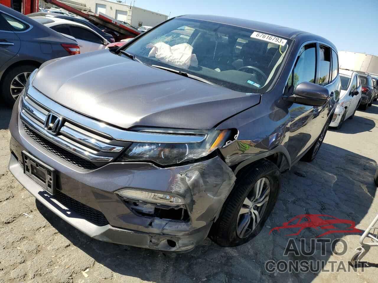 HONDA PILOT 2017 - 5FNYF5H54HB040965