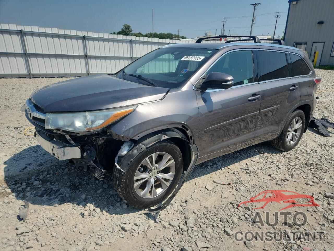 TOYOTA HIGHLANDER 2015 - 5TDJKRFH8FS190717