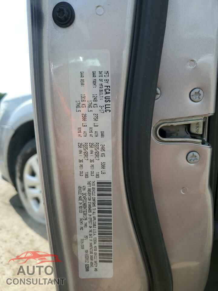 DODGE JOURNEY 2017 - 3C4PDCAB9HT630179
