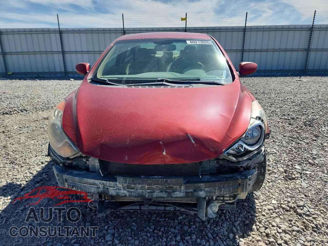 HYUNDAI ELANTRA 2012 - KMHDH4AE2CU323504
