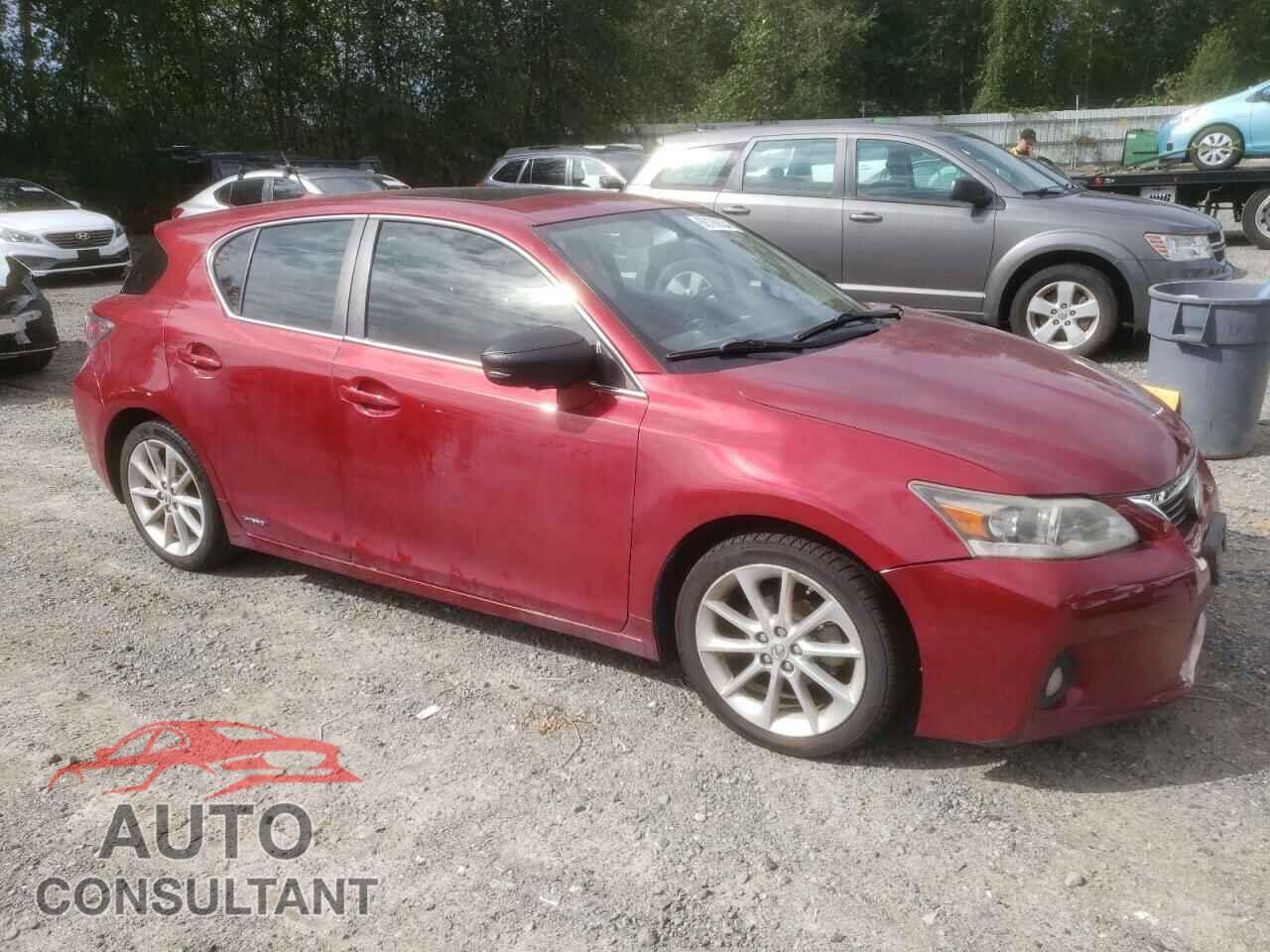 LEXUS CT 200 2012 - JTHKD5BH6C2048896