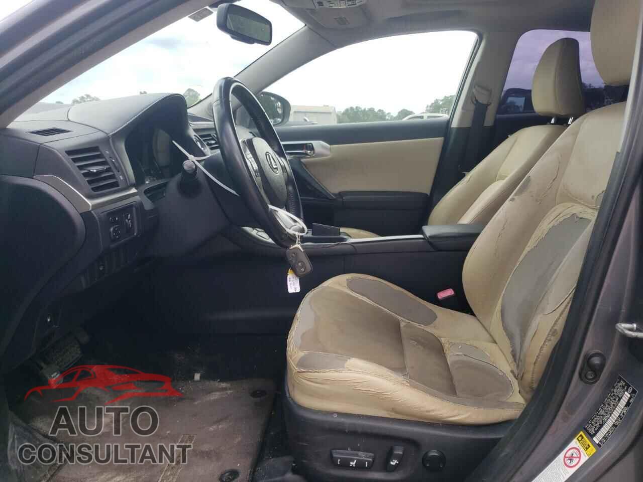 LEXUS CT 200 2012 - JTHKD5BH3C2101604