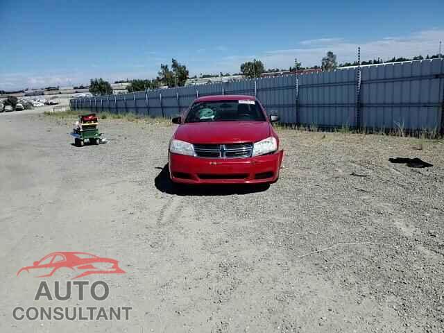 DODGE AVENGER 2013 - 1C3CDZAB4DN643499