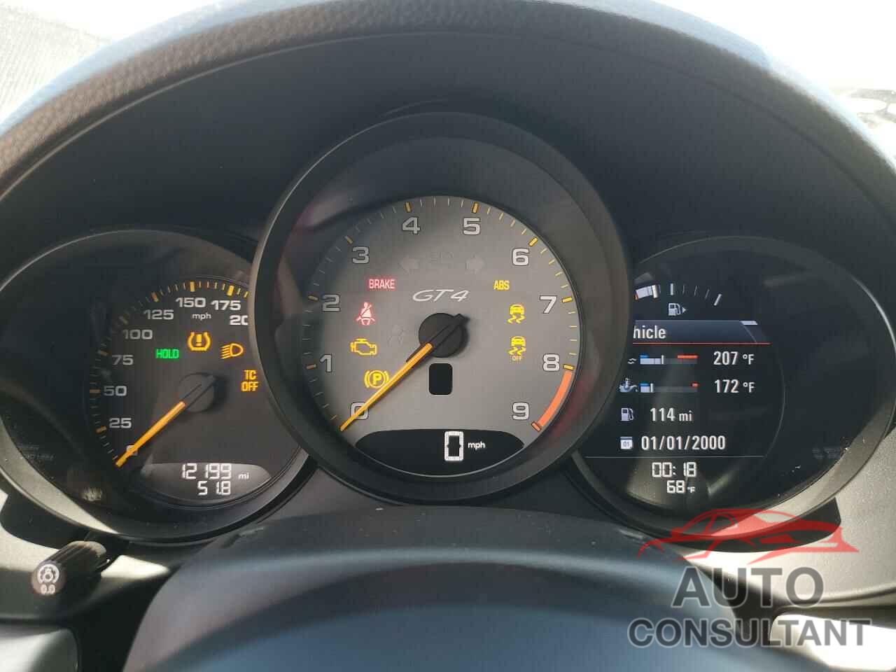 PORSCHE CAYMAN 2020 - WP0AC2A84LK289355