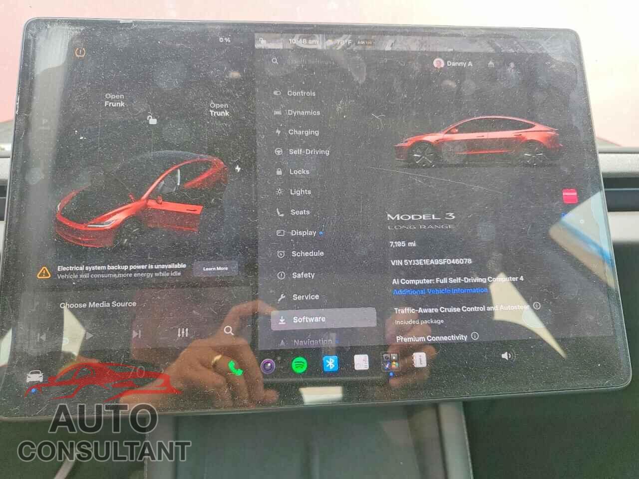TESLA MODEL 3 2025 - 5YJ3E1EA9SF046078
