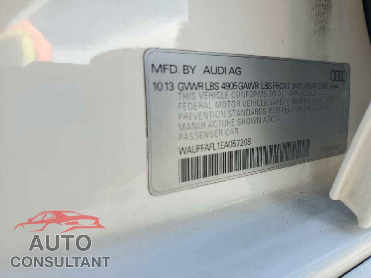 AUDI A4 2014 - WAUFFAFL1EA057208