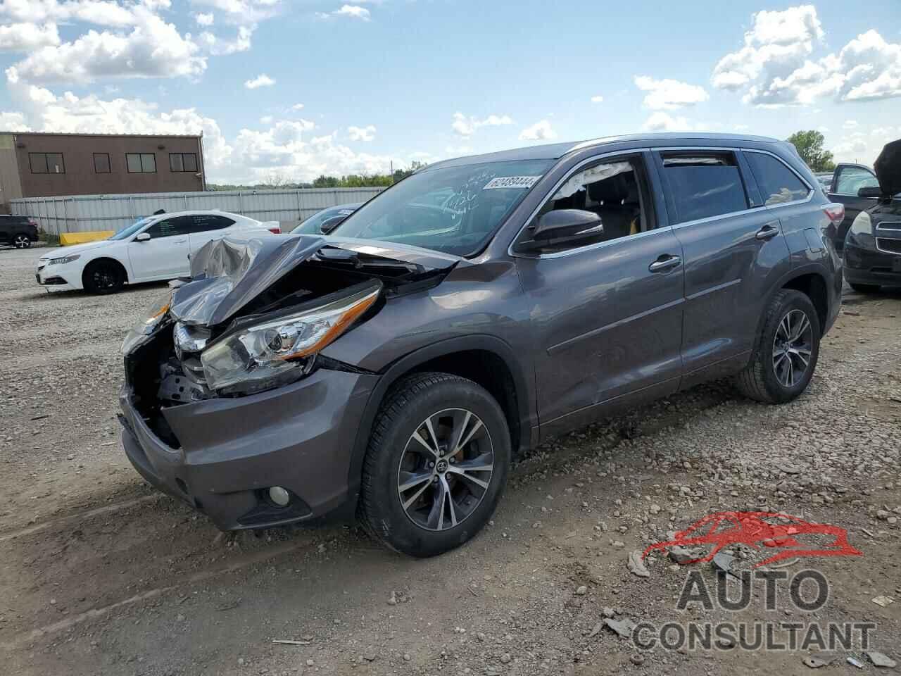 TOYOTA HIGHLANDER 2016 - 5TDKKRFHXGS181426