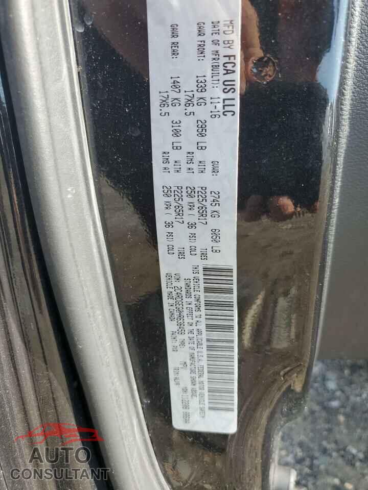 DODGE CARAVAN 2017 - 2C4RDGEG0HR636459