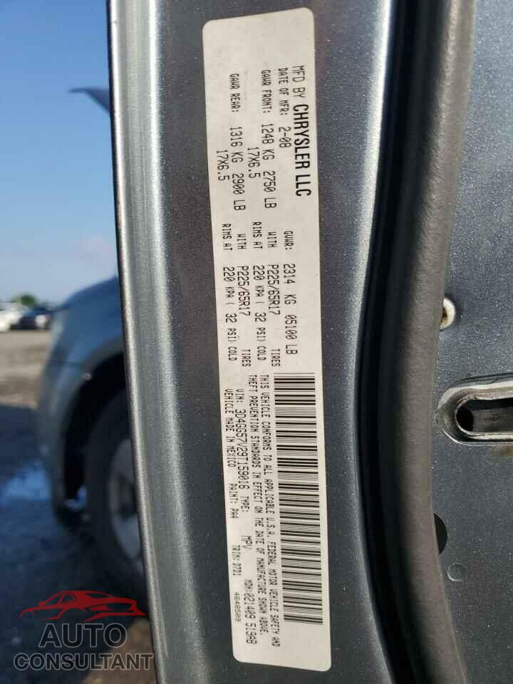DODGE JOURNEY 2009 - 3D4GG57V29T159016