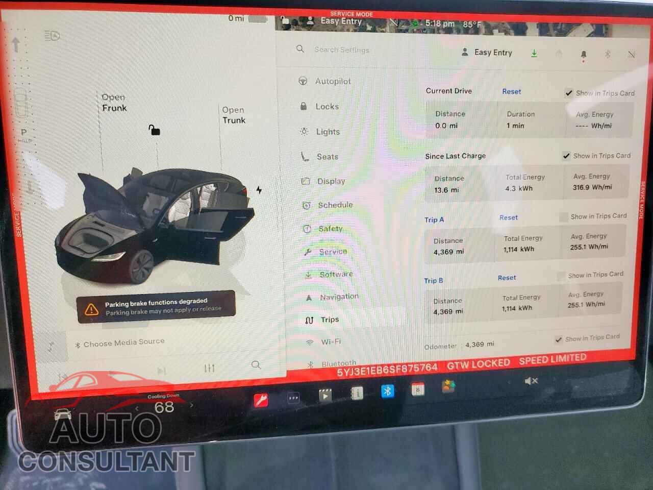 TESLA MODEL 3 2025 - 5YJ3E1EB6SF875764