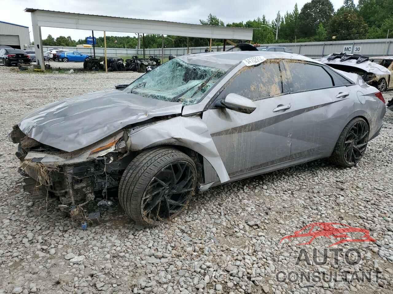 HYUNDAI ELANTRA 2021 - KMHLS4AG2MU131290