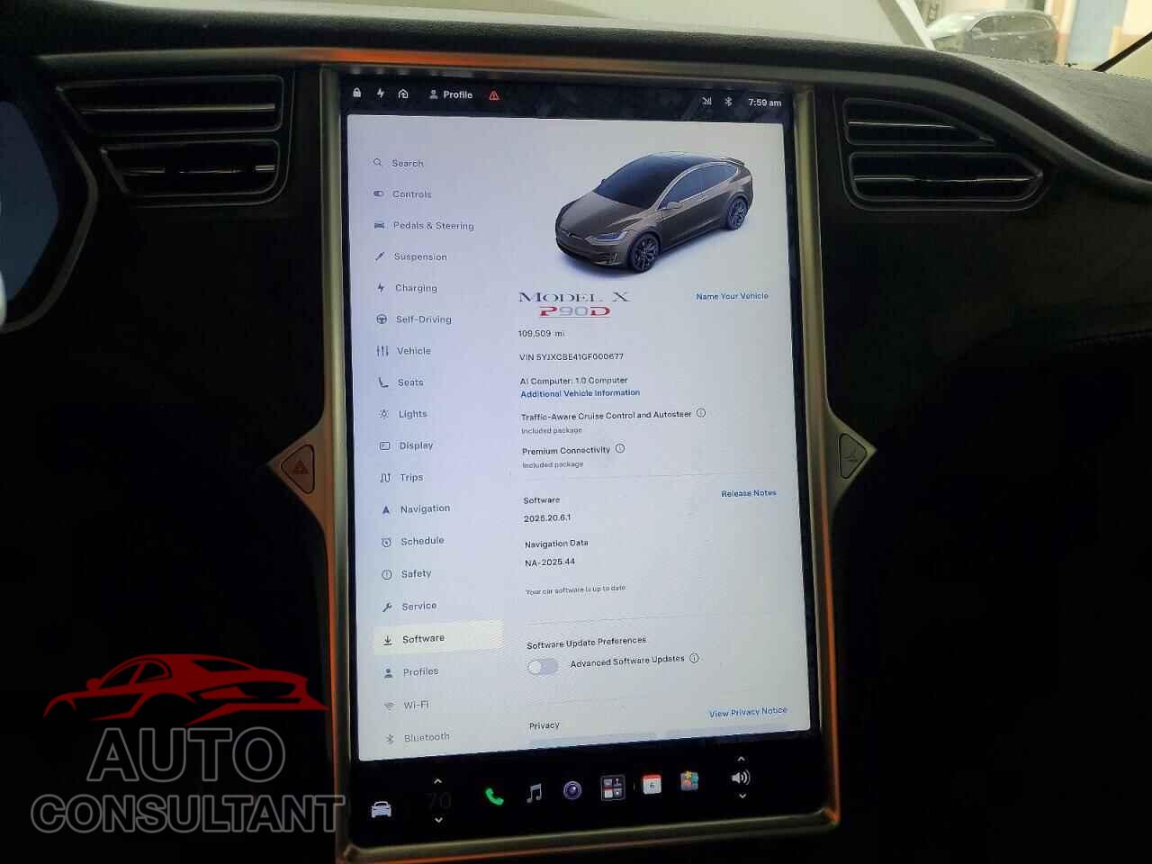 TESLA MODEL X 2016 - 5YJXCBE41GF000677