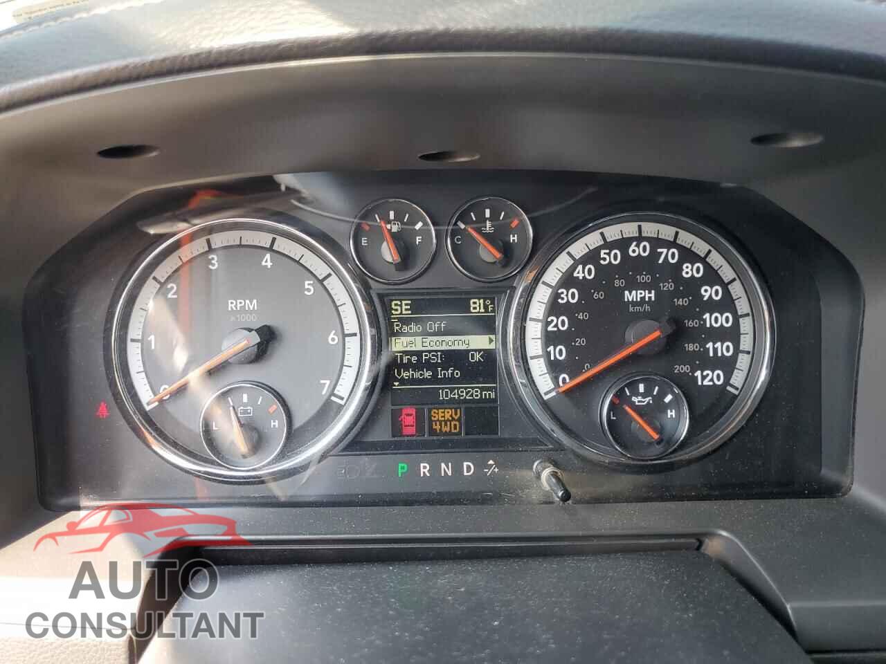 DODGE RAM 1500 2012 - 1C6RD7HTXCS121461