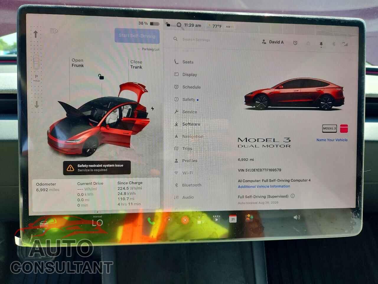 TESLA MODEL 3 2026 - 5YJ3E1EB7TF169579