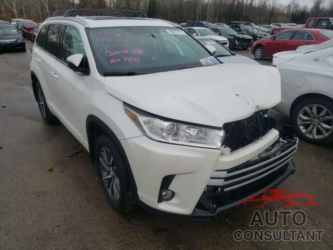 TOYOTA HIGHLANDER 2017 - 5TDJZRFH8HS369743