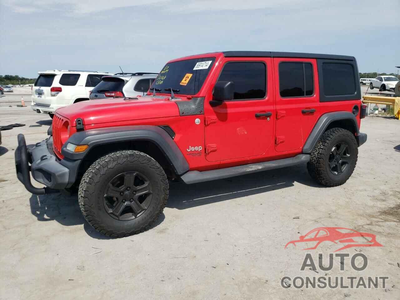 JEEP WRANGLER 2018 - 1C4HJXDG6JW103146