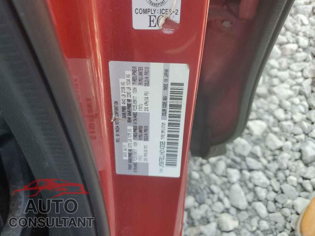 MAZDA CX-5 2017 - JM3KFBCLXH0143095