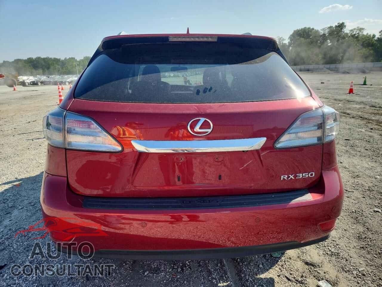 LEXUS RX350 2012 - 2T2BK1BA2CC149935