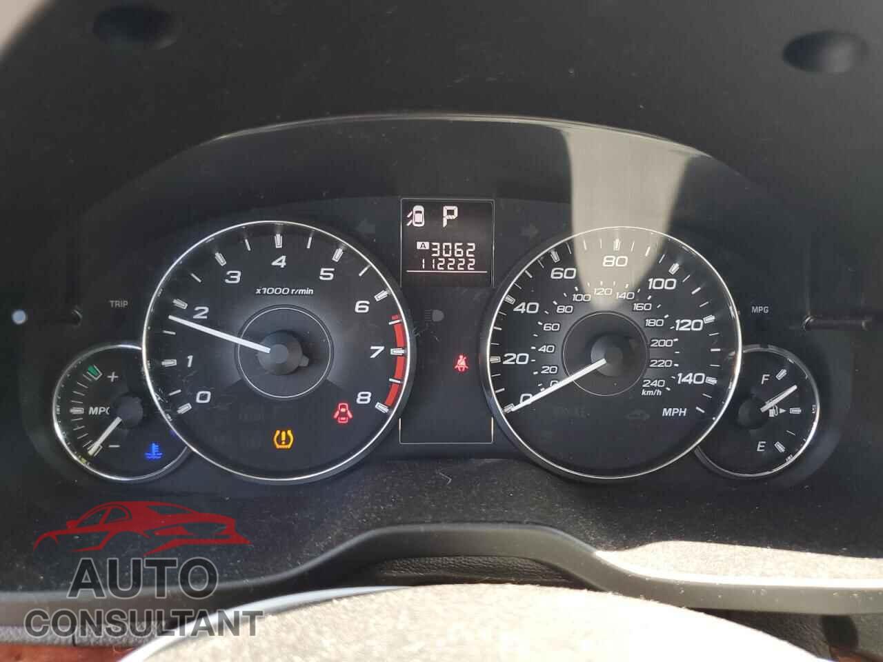 SUBARU OUTBACK 2011 - 4S4BRBKC1B3443417
