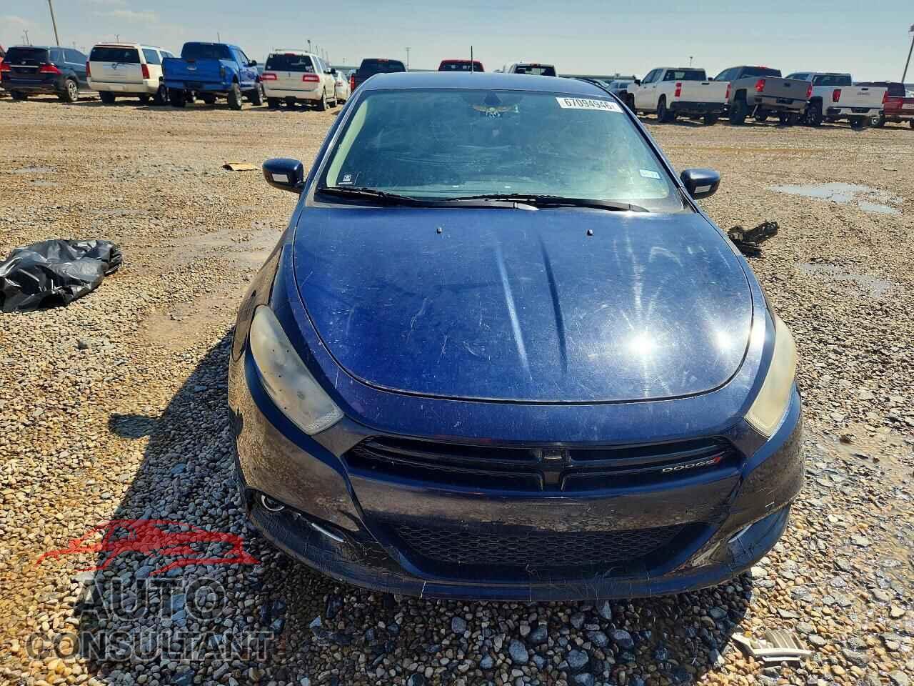 DODGE DART 2013 - 1C3CDFBA4DD326588
