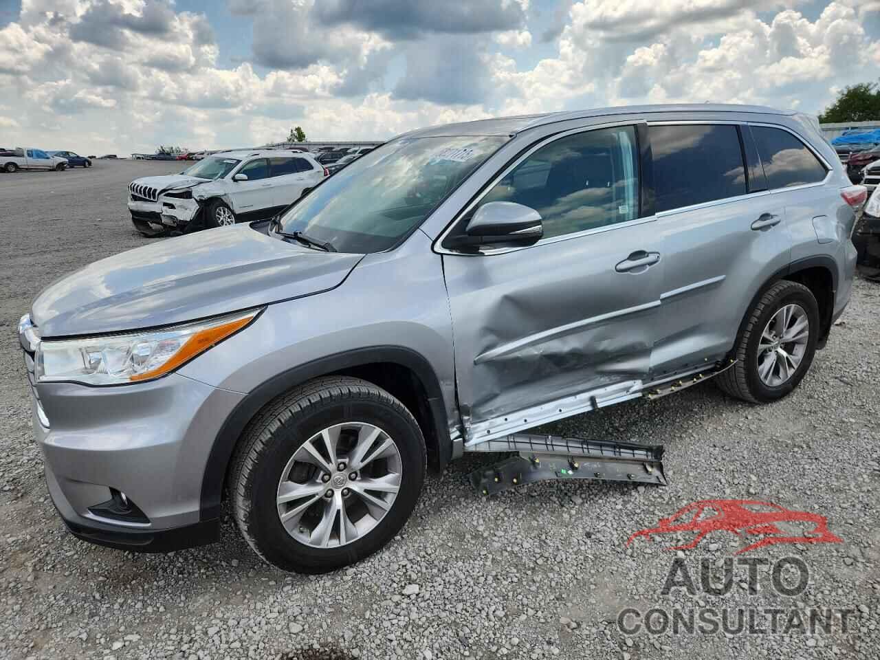 TOYOTA HIGHLANDER 2014 - 5TDJKRFH7ES062080