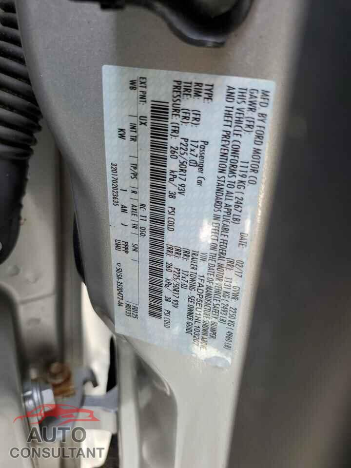 FORD CMAX 2017 - 1FADP5EU1HL103207