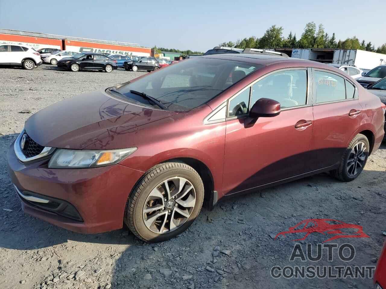 HONDA CIVIC 2013 - 2HGFB2F54DH034514