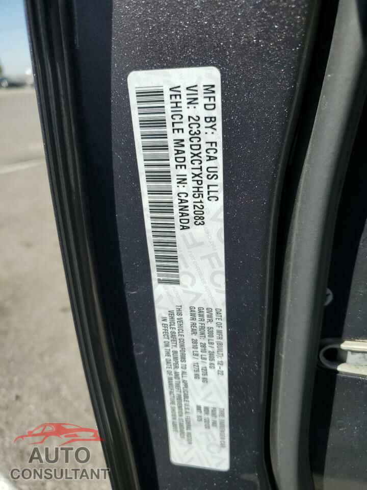 DODGE CHARGER 2023 - 2C3CDXCTXPH512083