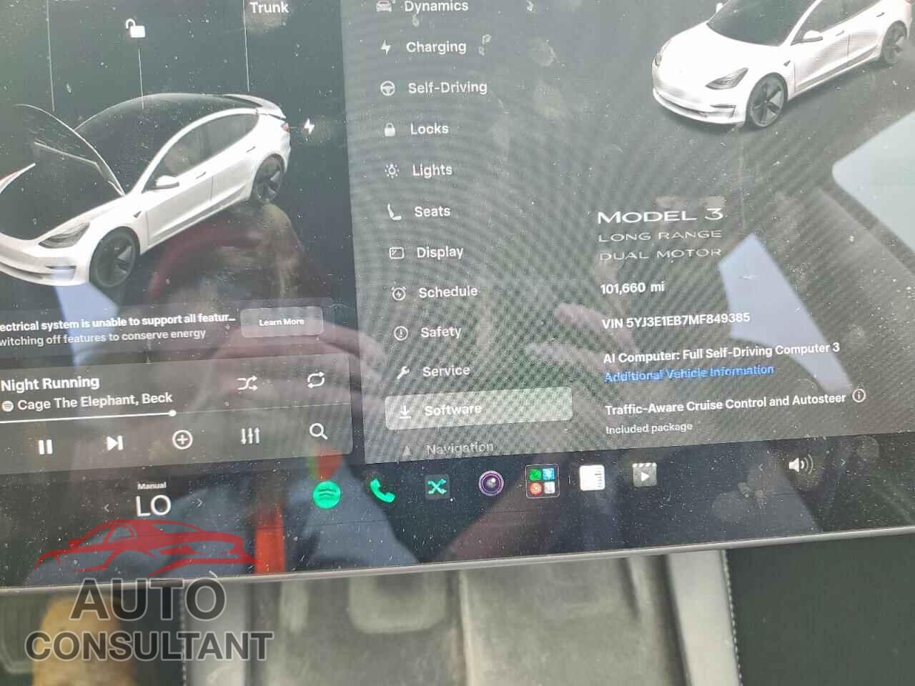 TESLA MODEL 3 2021 - 5YJ3E1EB7MF849385