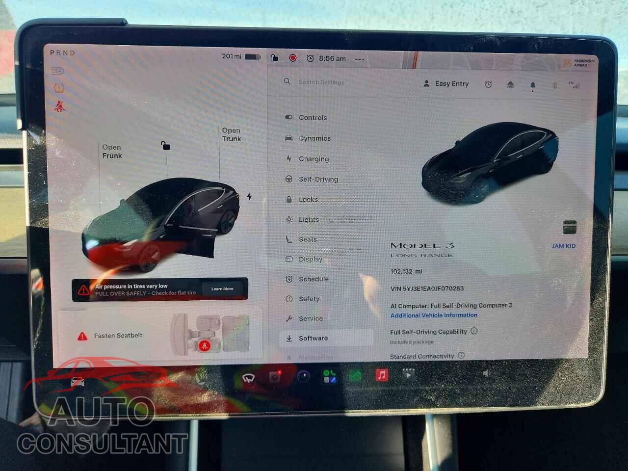 TESLA MODEL 3 2018 - 5YJ3E1EA0JF070283