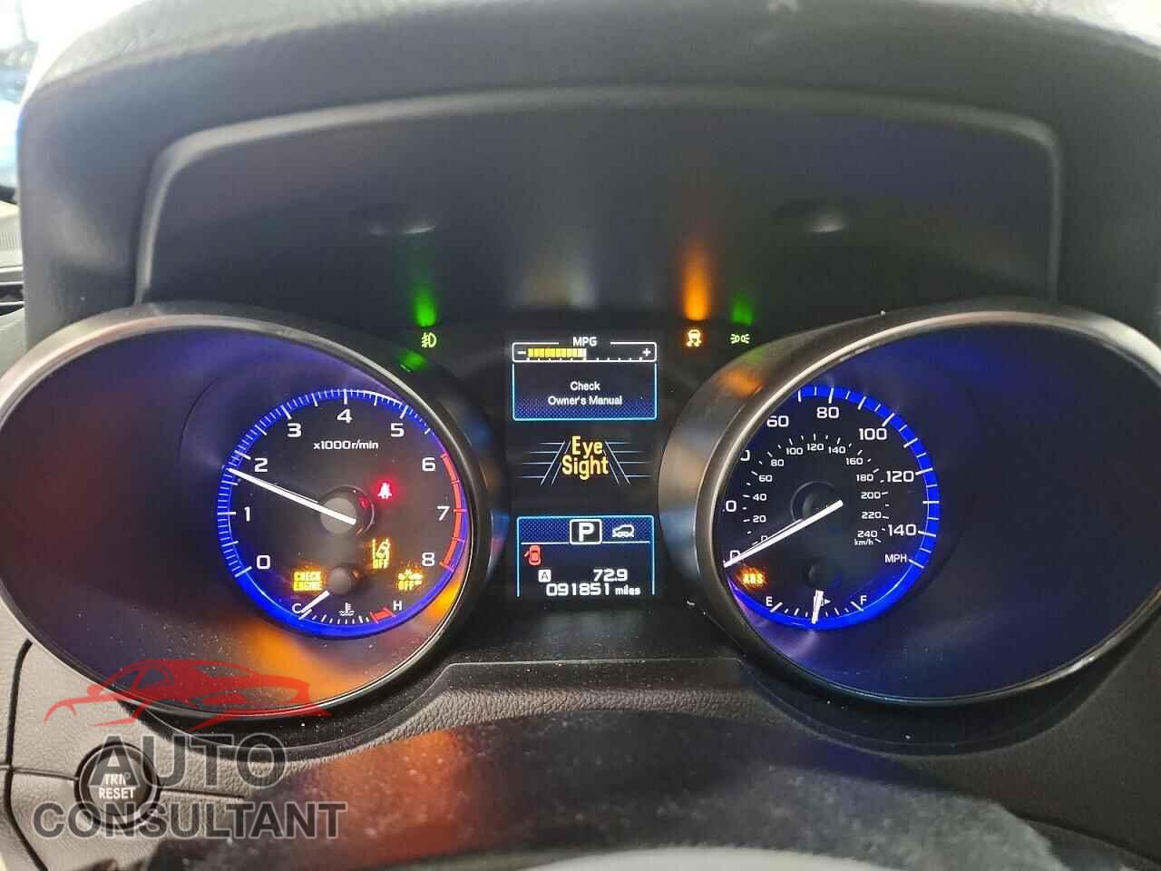 SUBARU OUTBACK 2017 - 4S4BSAHC7H3365322