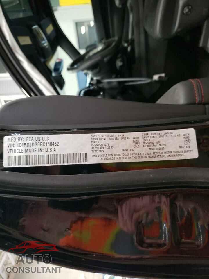 DODGE DURANGO 2024 - 1C4RDJDG6RC140462