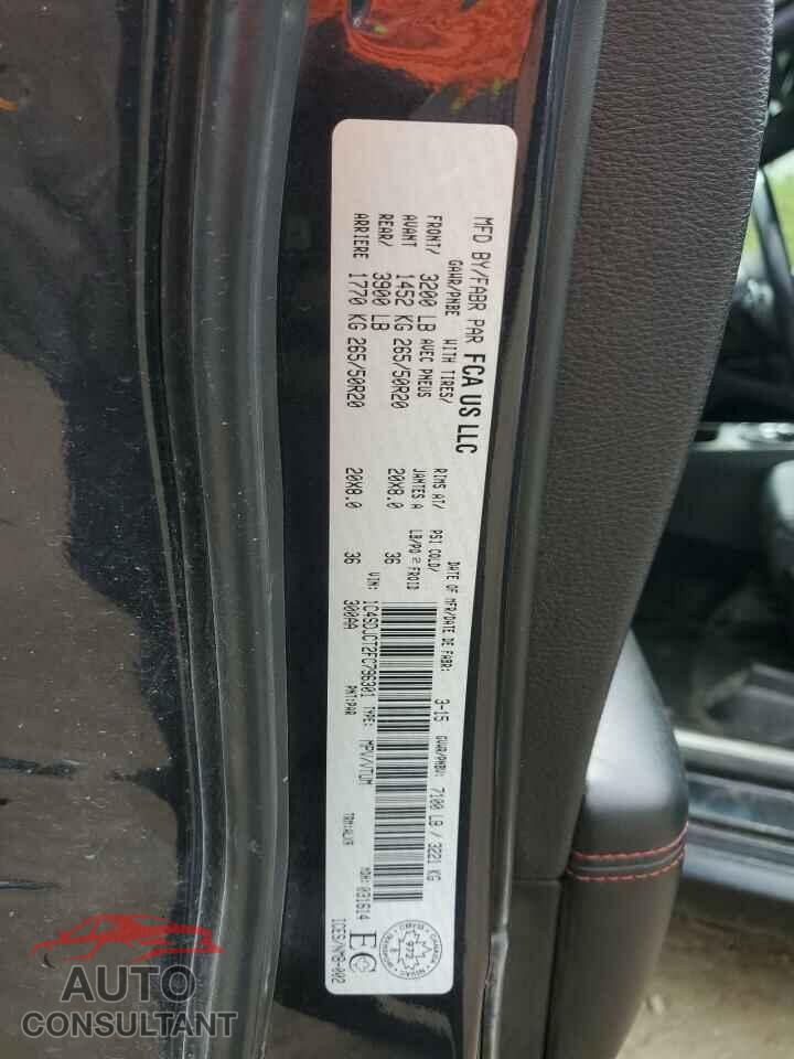 DODGE DURANGO 2015 - 1C4SDJCT2FC796301