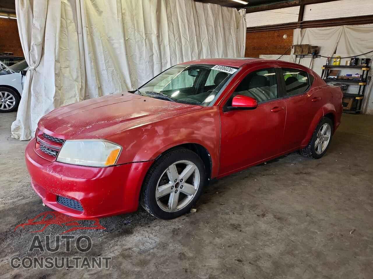 DODGE AVENGER 2012 - 1C3CDZCB0CN137003