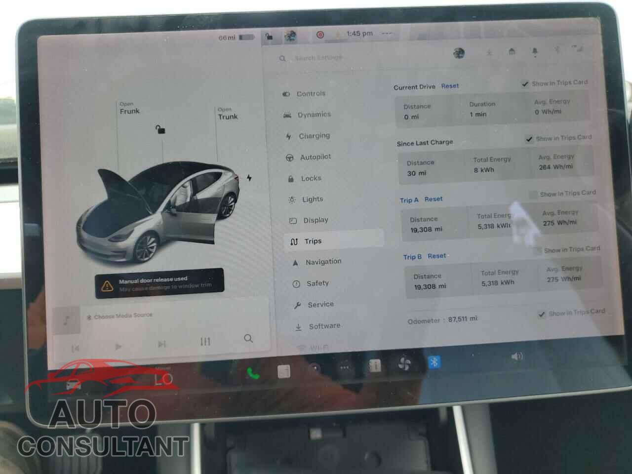 TESLA MODEL 3 2018 - 5YJ3E1EB0JF097282