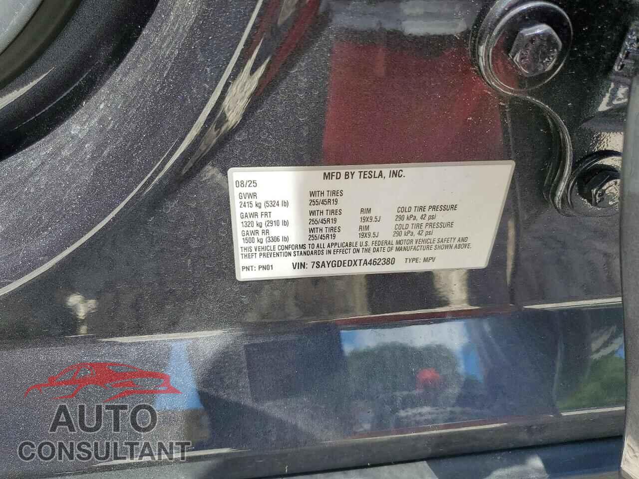 TESLA MODEL Y 2026 - 7SAYGDEDXTA462380