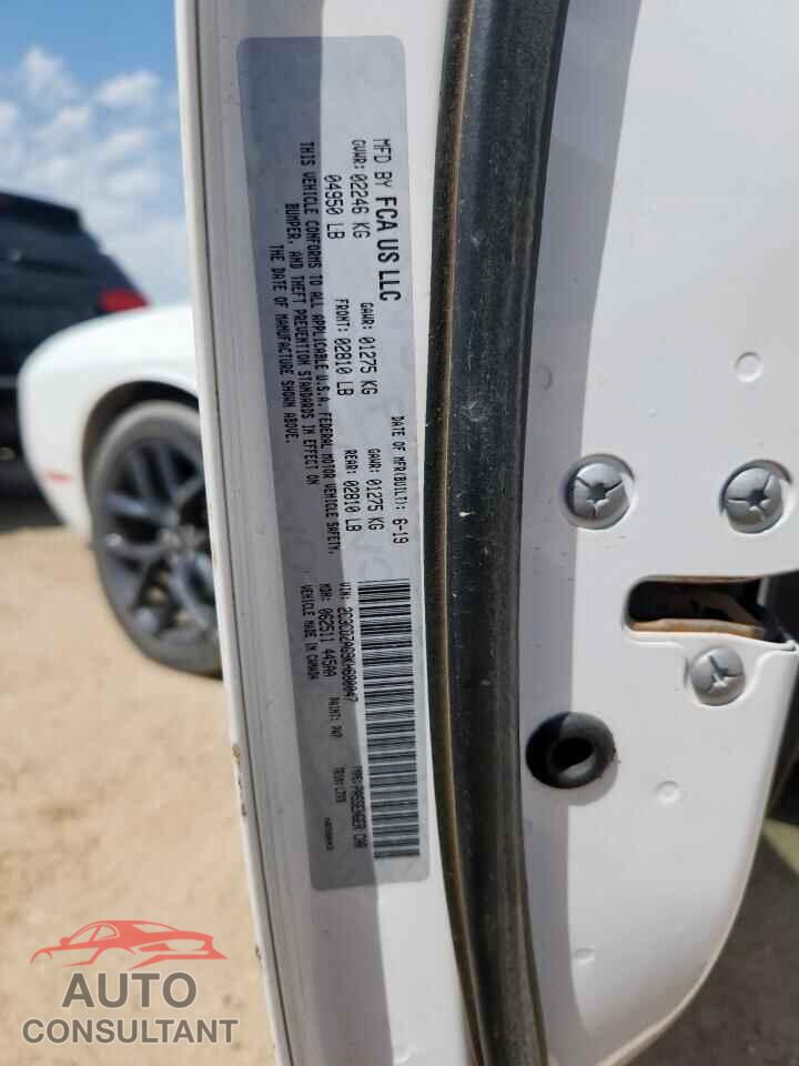 DODGE CHALLENGER 2019 - 2C3CDZAG9KH680047