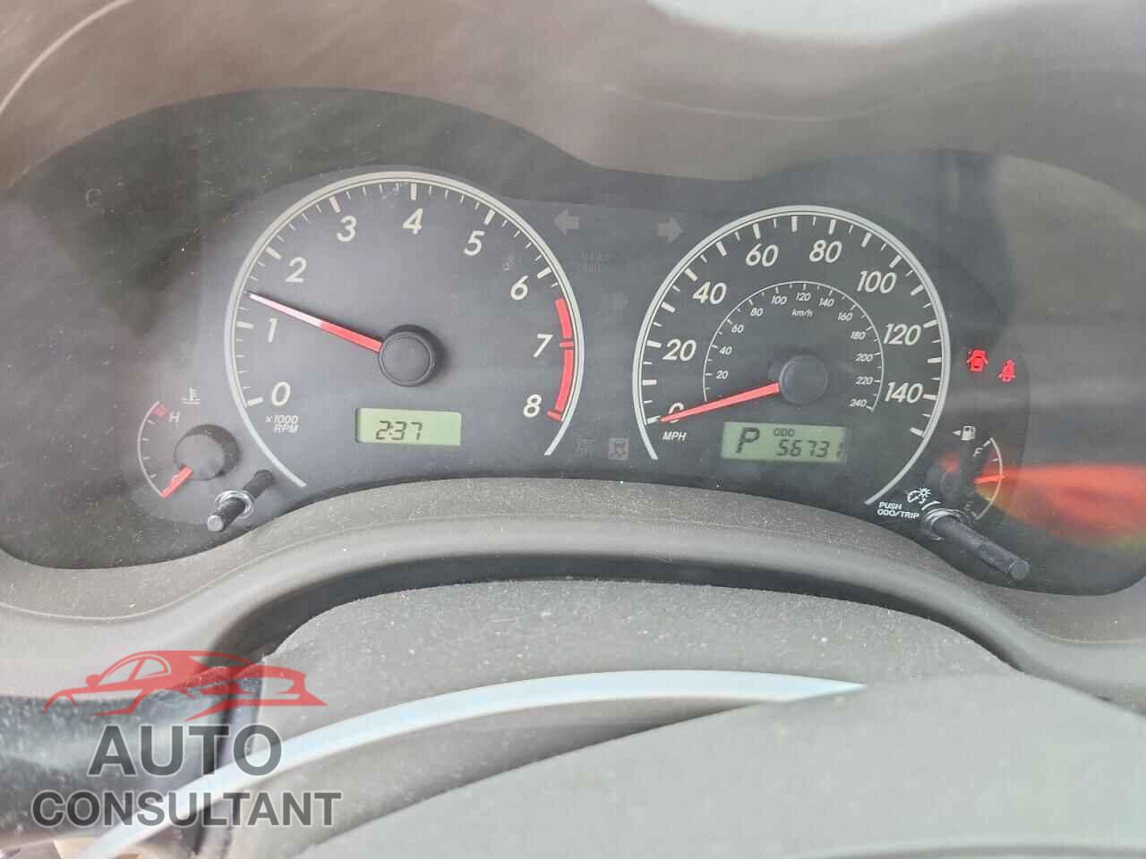 TOYOTA COROLLA 2009 - JTDBL40E399055134