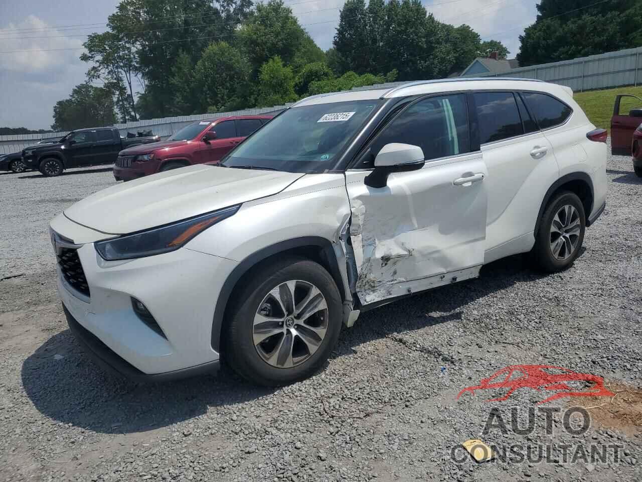 TOYOTA HIGHLANDER 2021 - 5TDGZRAH5MS061246