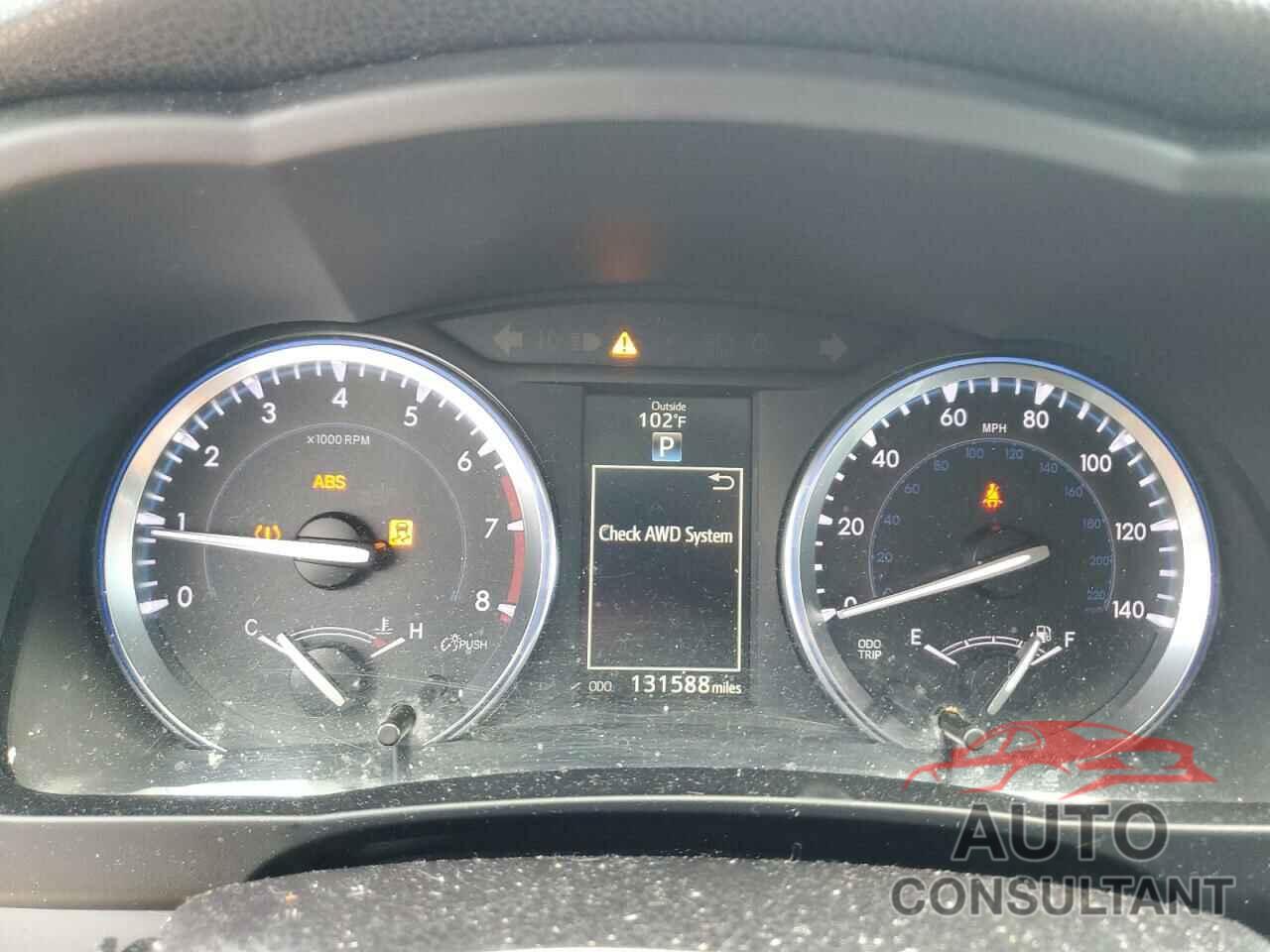 TOYOTA HIGHLANDER 2015 - 5TDDKRFH8FS153776