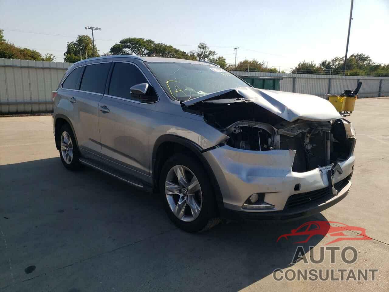 TOYOTA HIGHLANDER 2016 - 5TDYKRFHXGS153670
