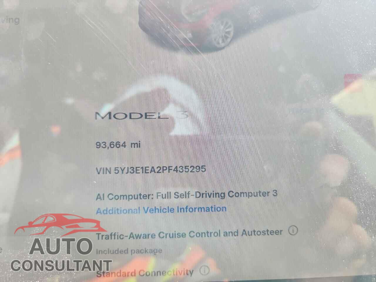 TESLA MODEL 3 2023 - 5YJ3E1EA2PF435295