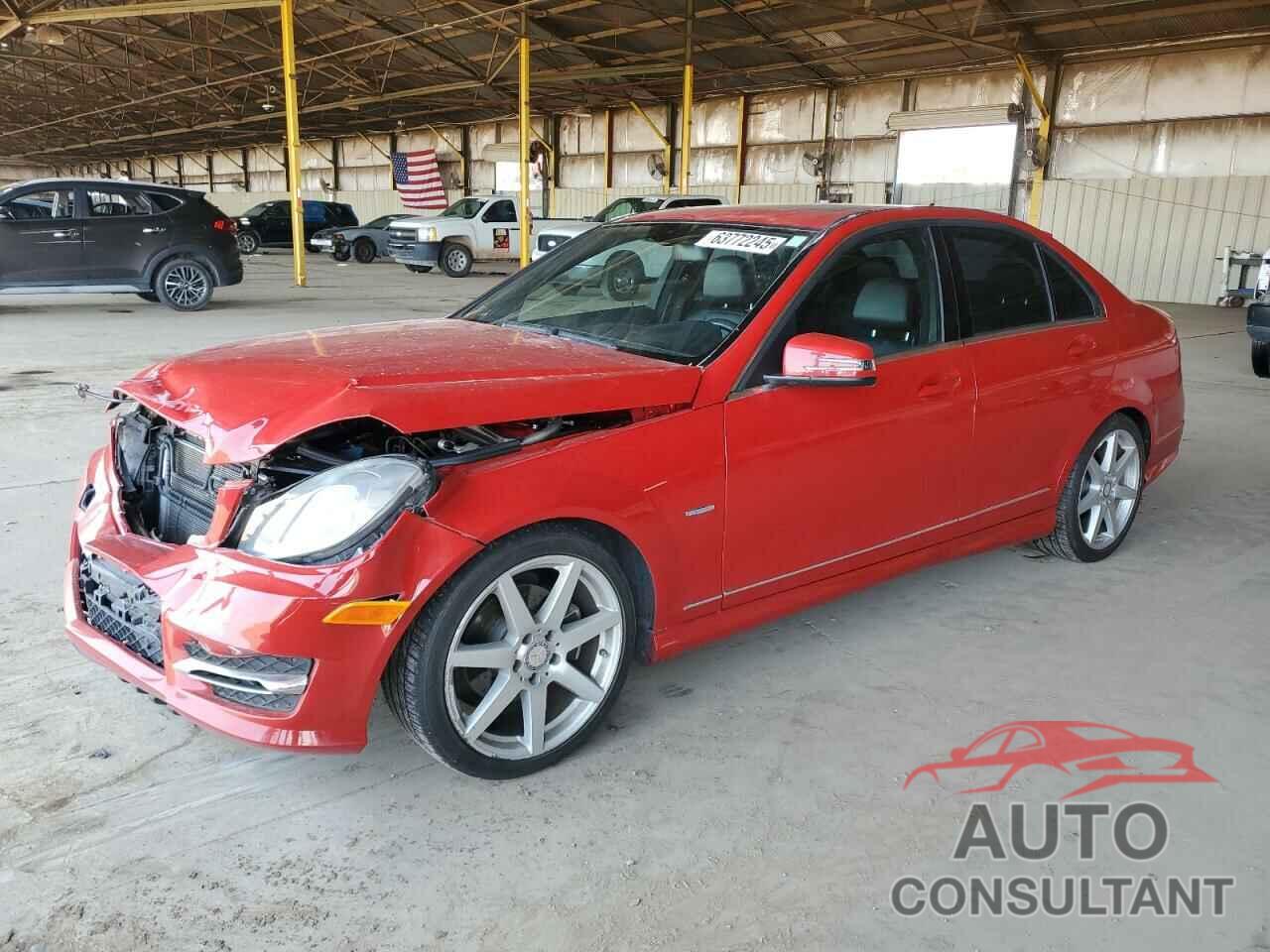 MERCEDES-BENZ C-CLASS 2012 - WDDGF4HB8CA606225